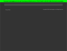 Tablet Screenshot of model-gadget.com